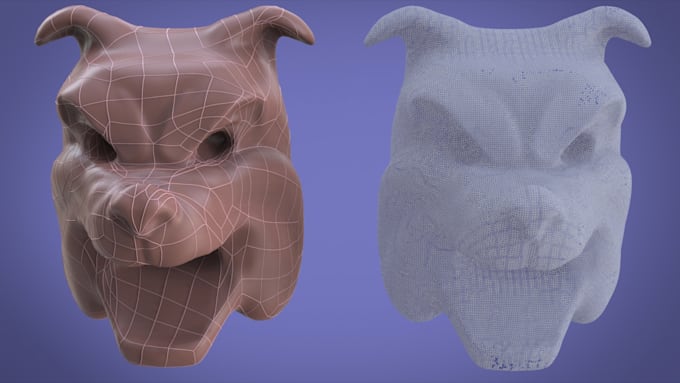 convert any mesh file to step, igs