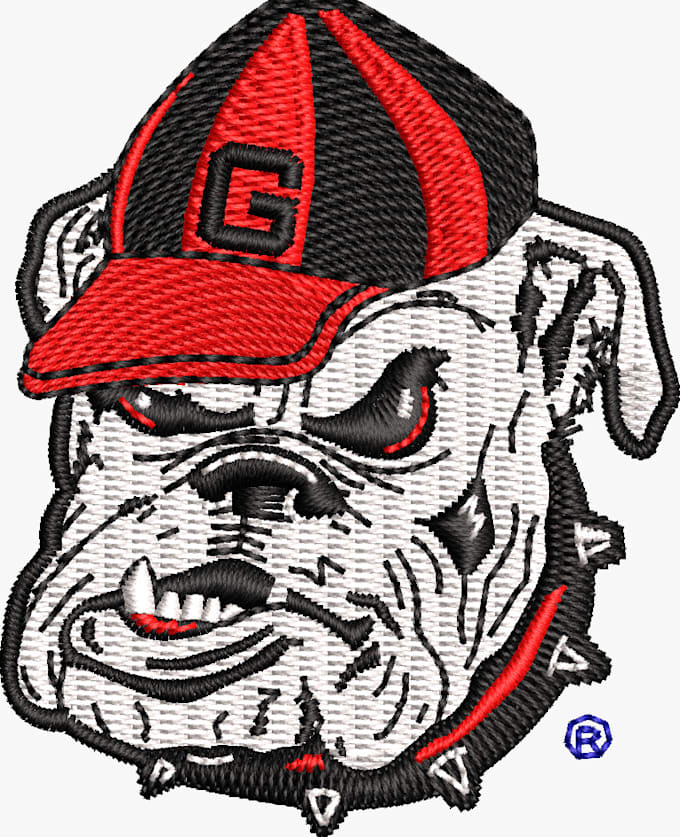 do embroidery digitizing cap logo very smoothly just 1 hour