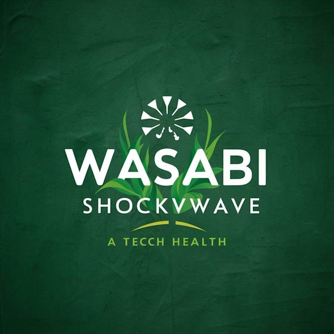 create minimalist health tech company logo design