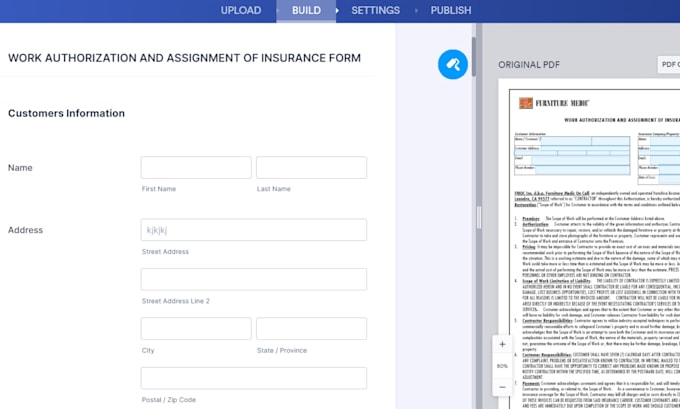 do any type of form by using jotform