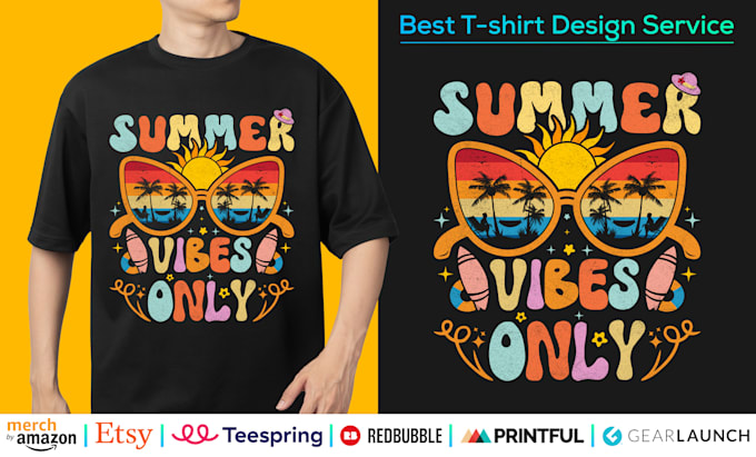do custom apparel or bundle t shirt design for pod