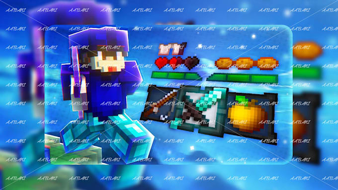 make a pvp texture pack thumbnail for your youtube video