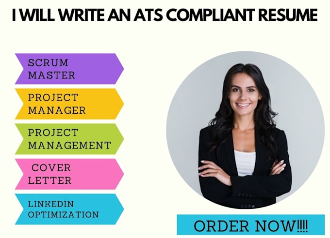 write scrum master agile and project management resume