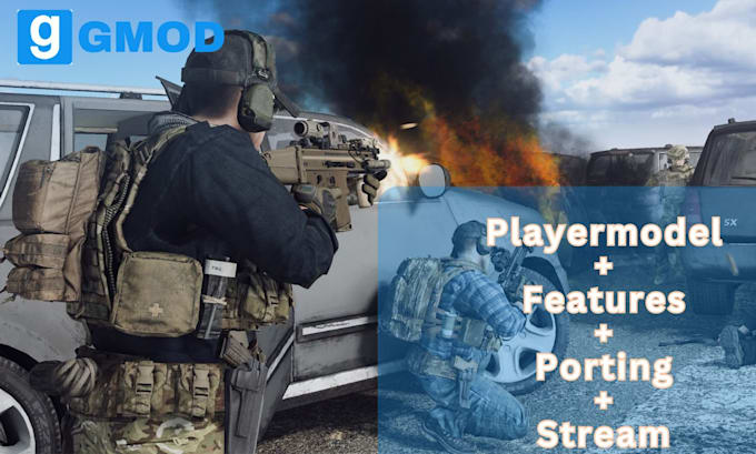 Create and port gmod playermodel, player model to garrys mod by Steeze ...