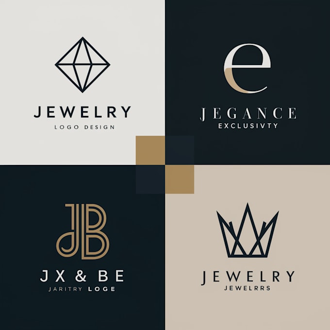 do luxury crown minimalist and jewelry logo