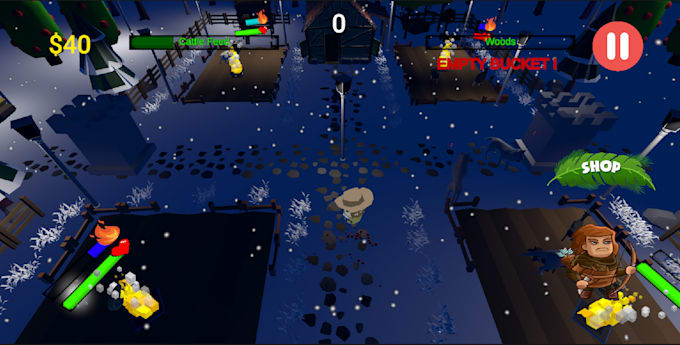 do tower defense shooting 2d 3d unity unreal engine mobile pc game development