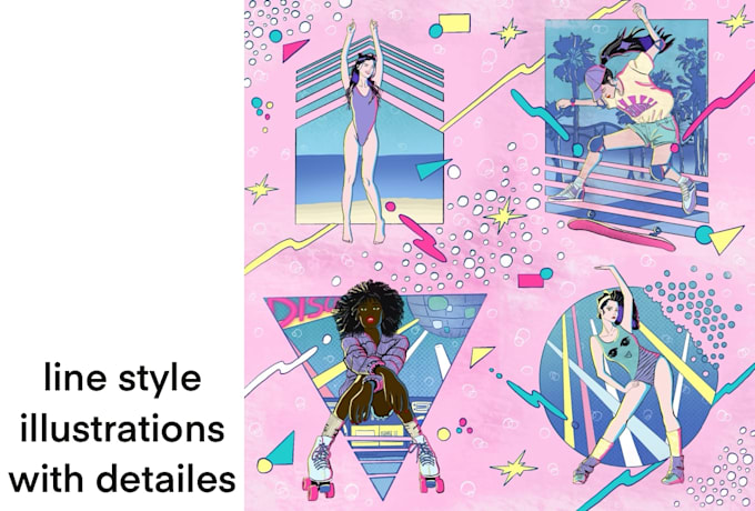 draw any illustration for you