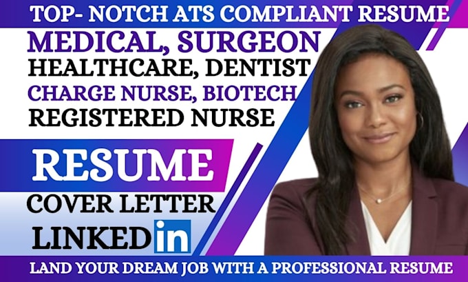 Write medical healthcare dentist - Write Medical Nursing Healthcare Dental Pharmacy Doctor Biotech Resume