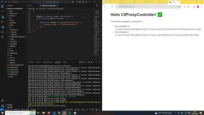 develop and host websites