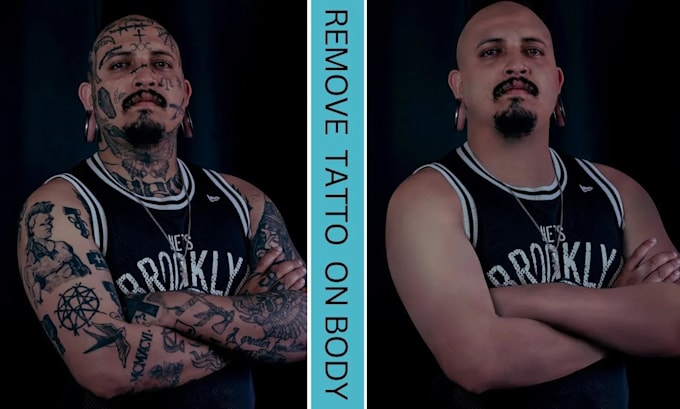 remove unwanted objects, people and tattoos from photos