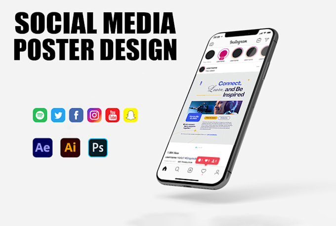 create a professional social media poster designer