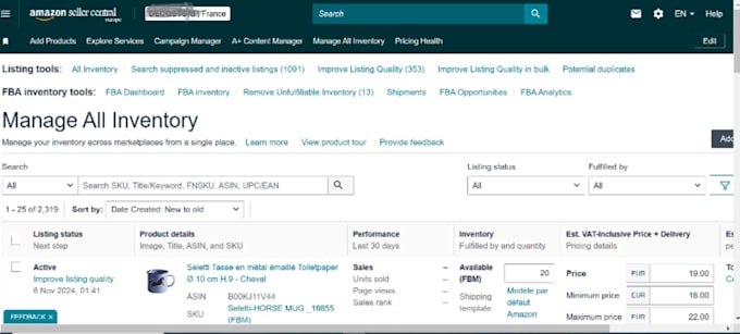 write your SEO optimized amazon product listing description