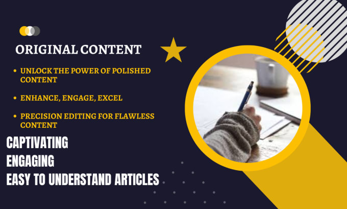 write an original article and research