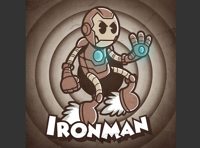 create a vintage cartoon character or mascot