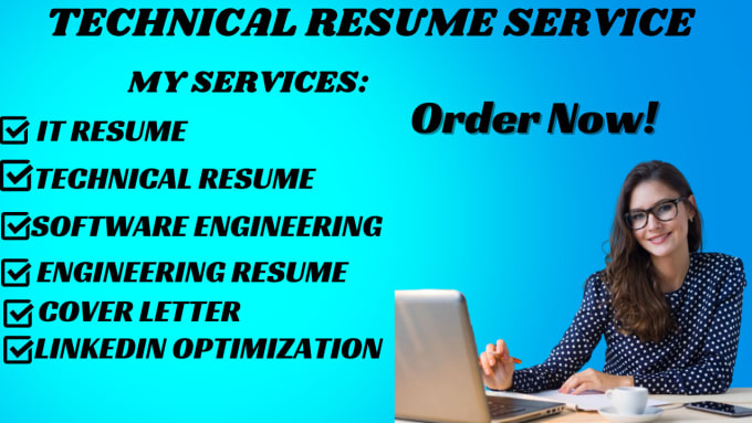 compose and write an IT technical engineering resume cover letter linkedin opt