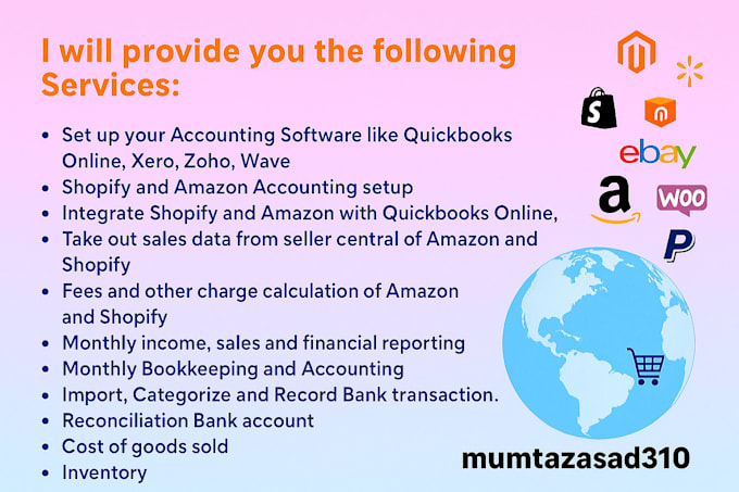 do ecommerce amazon accounting and bookkeeping in quickbooks online
