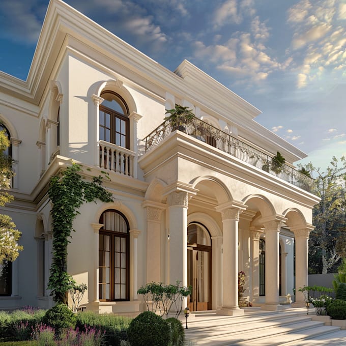 create an architectural concept image based on your description with ai