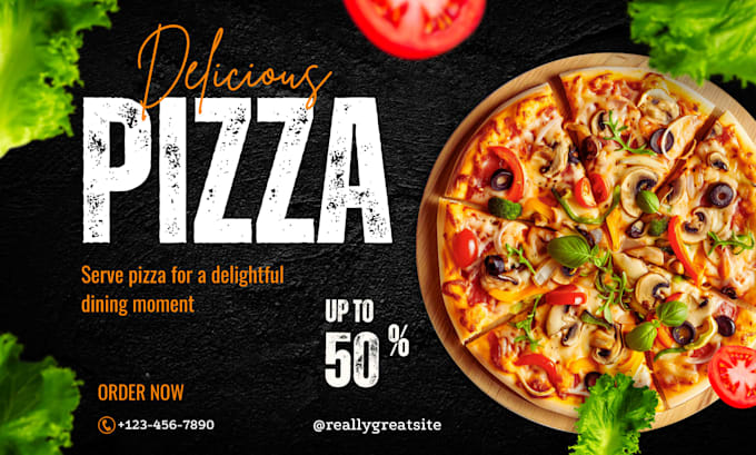 design food menu, flyer, poster and instagram ads