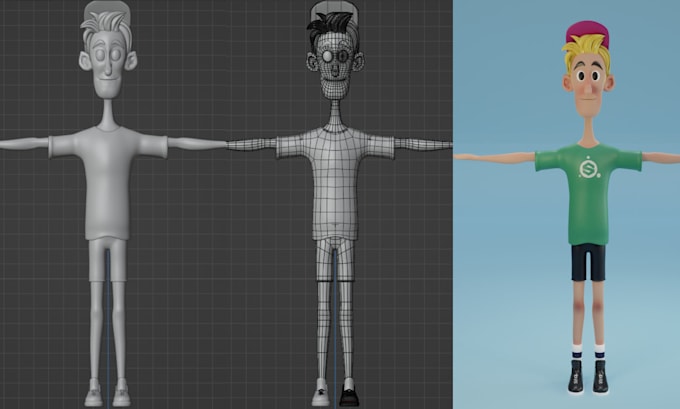 do 3d character model