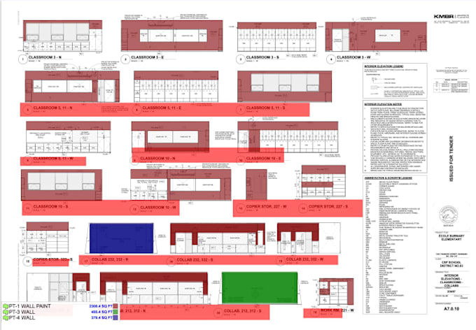do detail paint takeoff, wall covering, material takeoff and estimation