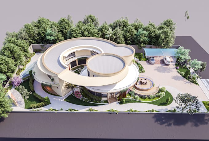 design your landscape or outdoor environment, 3d modeling