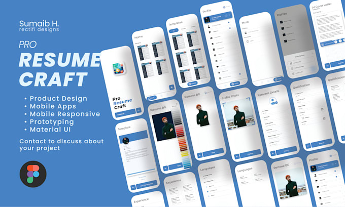 do mobile app design with figma