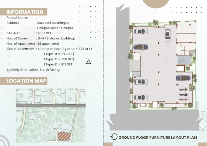 Do 2d floor plan with furniture layout rendering by Mr_rafin | Fiverr