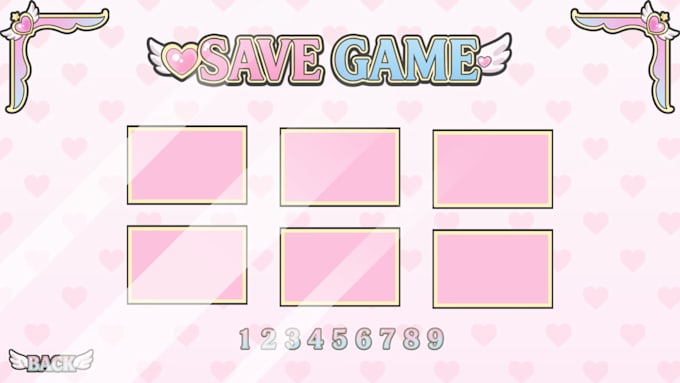 design a visual novel game ui