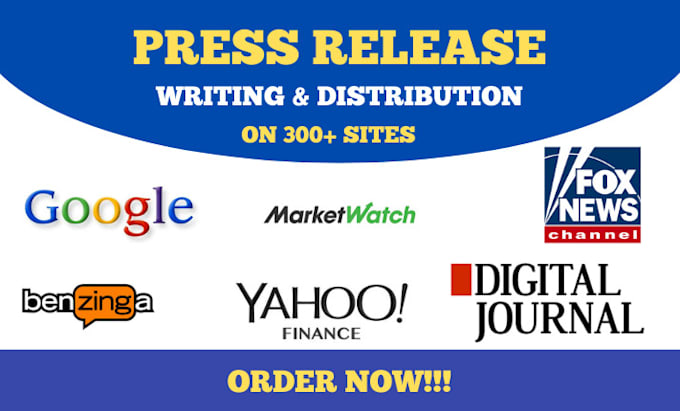 write press release, distribution, guest posting, music, public relations
