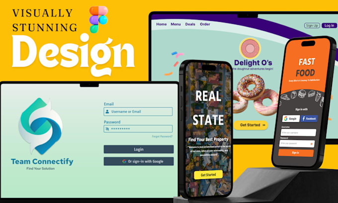 Do ui ux design for your website or mobile app by Shafiqali_ | Fiverr