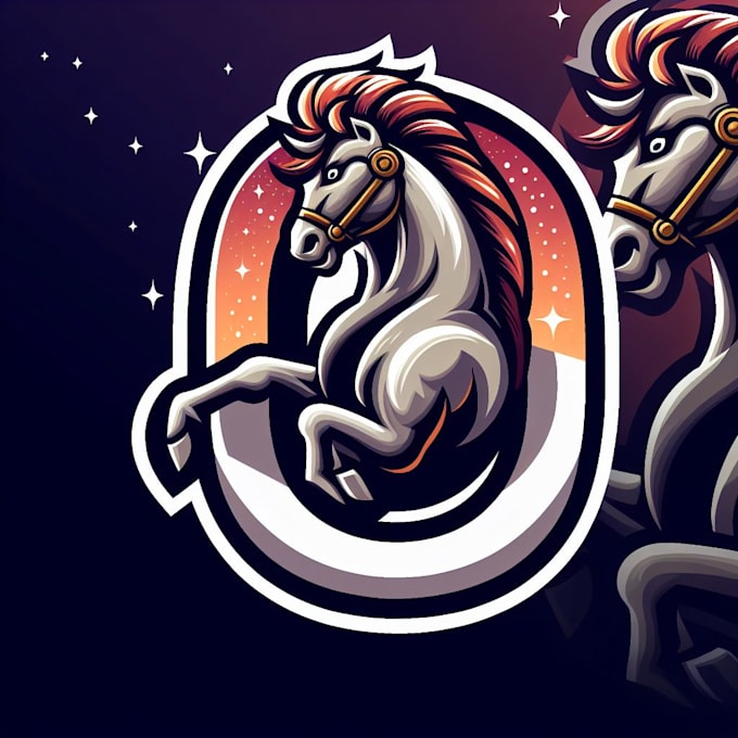 do awesome, modern, j centaur, mascot logo design