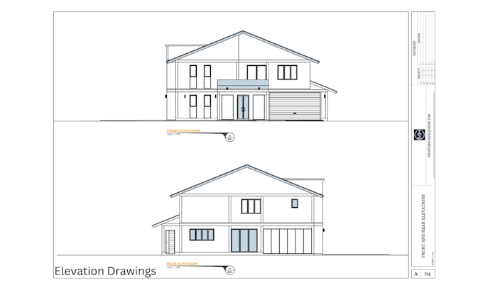 Design and draft architectural blueprint plans by Mhansakac | Fiverr
