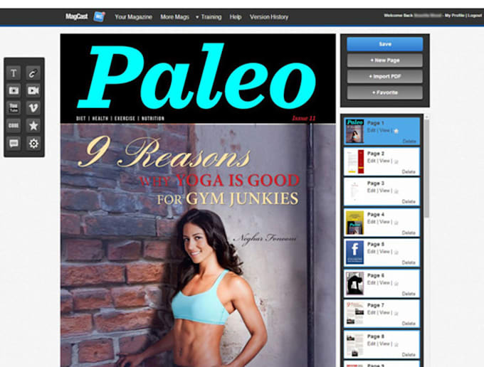 design ebook for apple newsstand, magcast