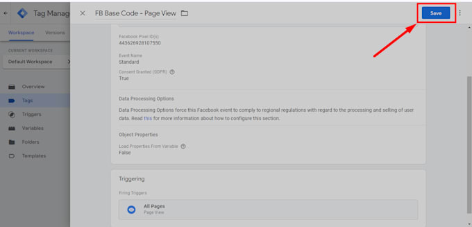 setup or fix facebook pixel on your website through GTM