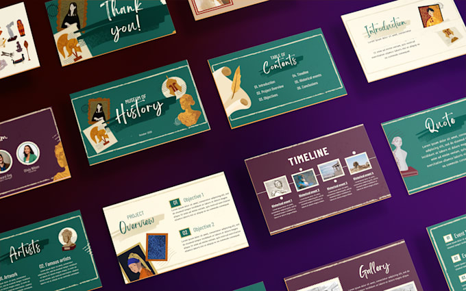custom presentation design in powerpoint and canva