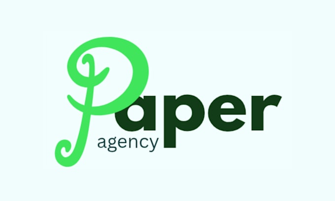 create a clean, minimal typography, text logo design