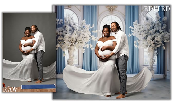 do digital backdrop retouching