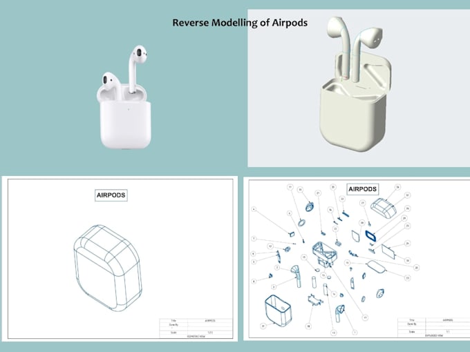 design your part using creo, solidworks and inventor