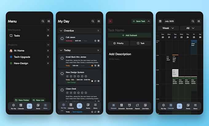 create professional figma mobile app UI UX design
