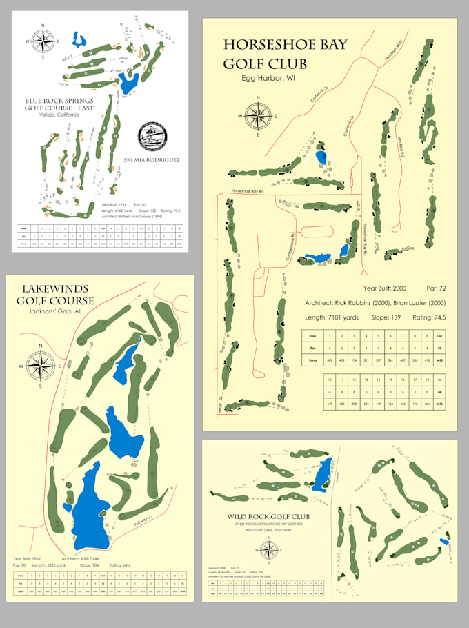 Create golf map svg file for laser cnc print by thao2222 fiverr