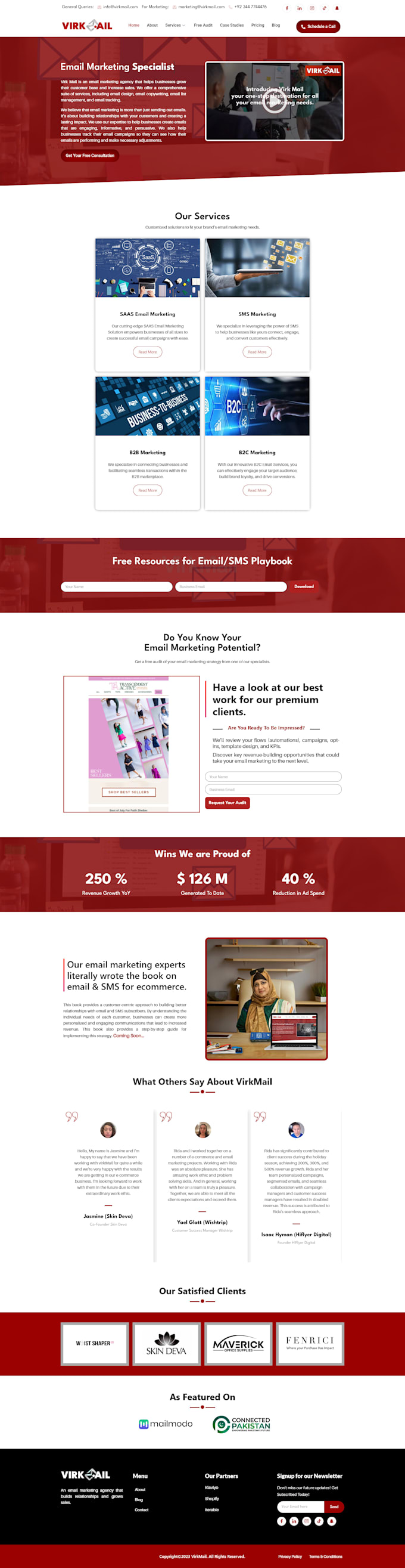create custom responsive wordpress website design