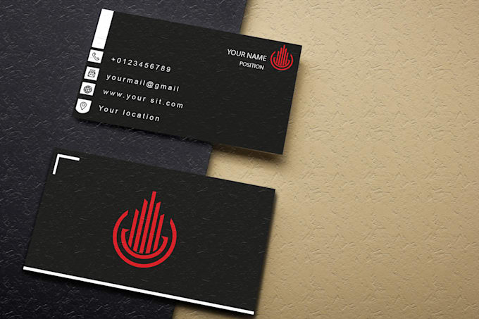 do business card and product edit