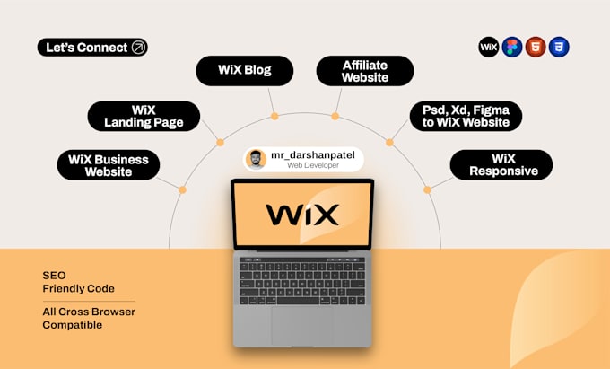 design, develop, redesign your business wix website, landing page or wix studio