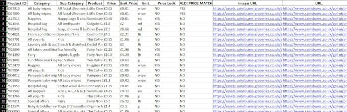 build custom web scrapers for ecommerce products and google maps data extraction