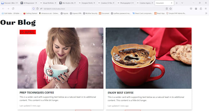turn figma or PSD to responsive HTML CSS web pages