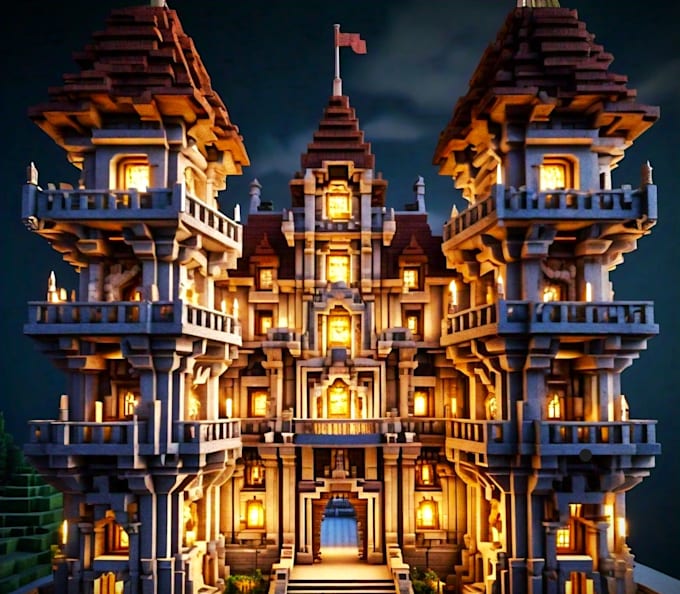 create minecraft castle designs