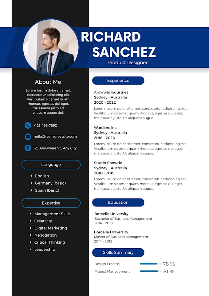 write, edit, upgrade your resume, CV, cover letter, linkedin