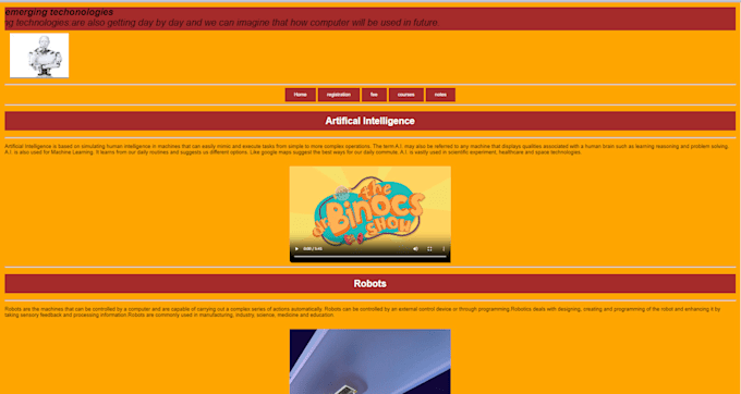Professional html and css admission form design by Anabiakhan328 | Fiverr