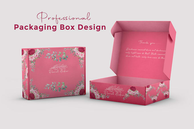 do mailer box design, subscription box and amazon packaging product design