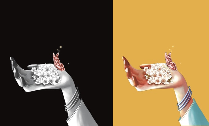 do creative illustration for your social media